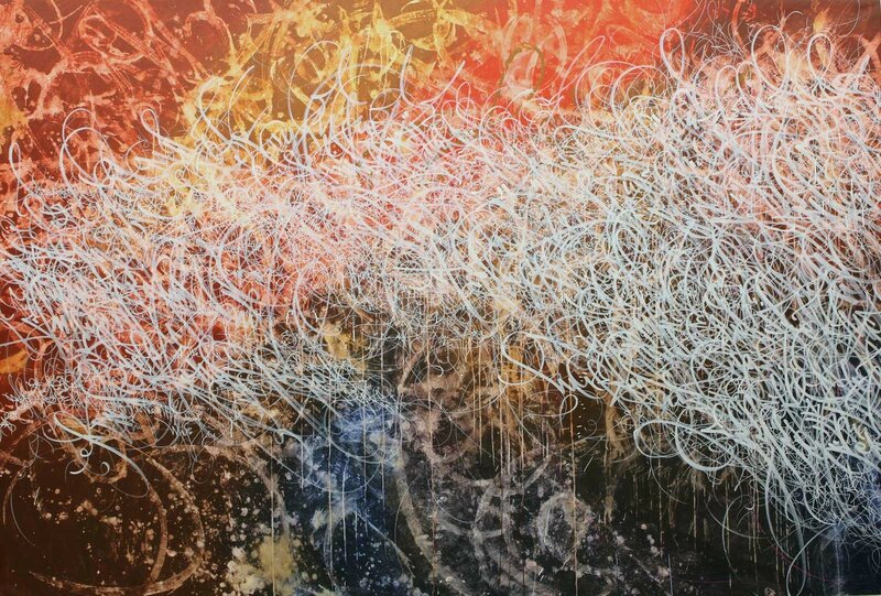 Abstract White Lines — Chaotic