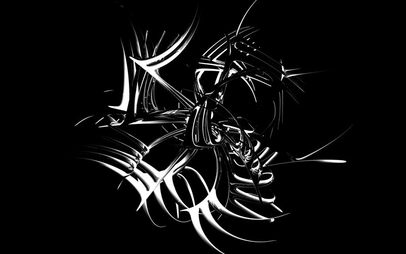Abstract White Lines — Dramatic