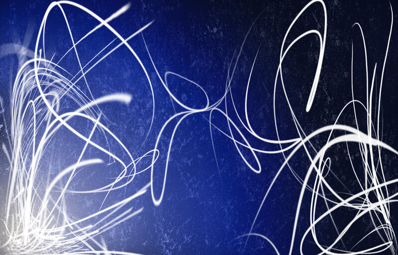 abstract white lines on blue