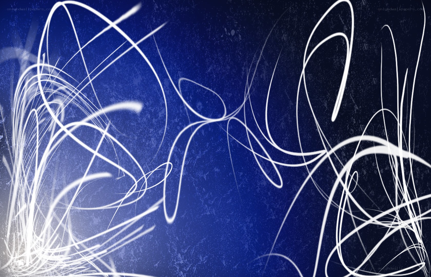 abstract white lines on blue