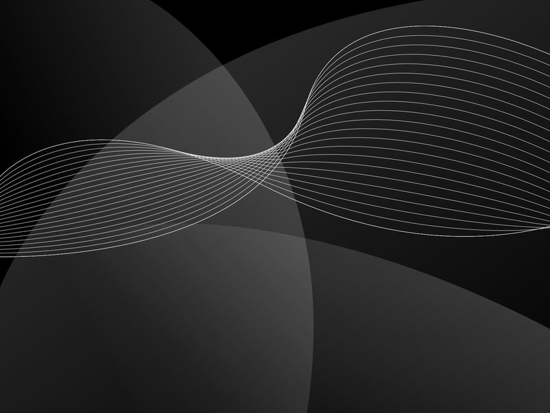 Abstract white lines on dark background