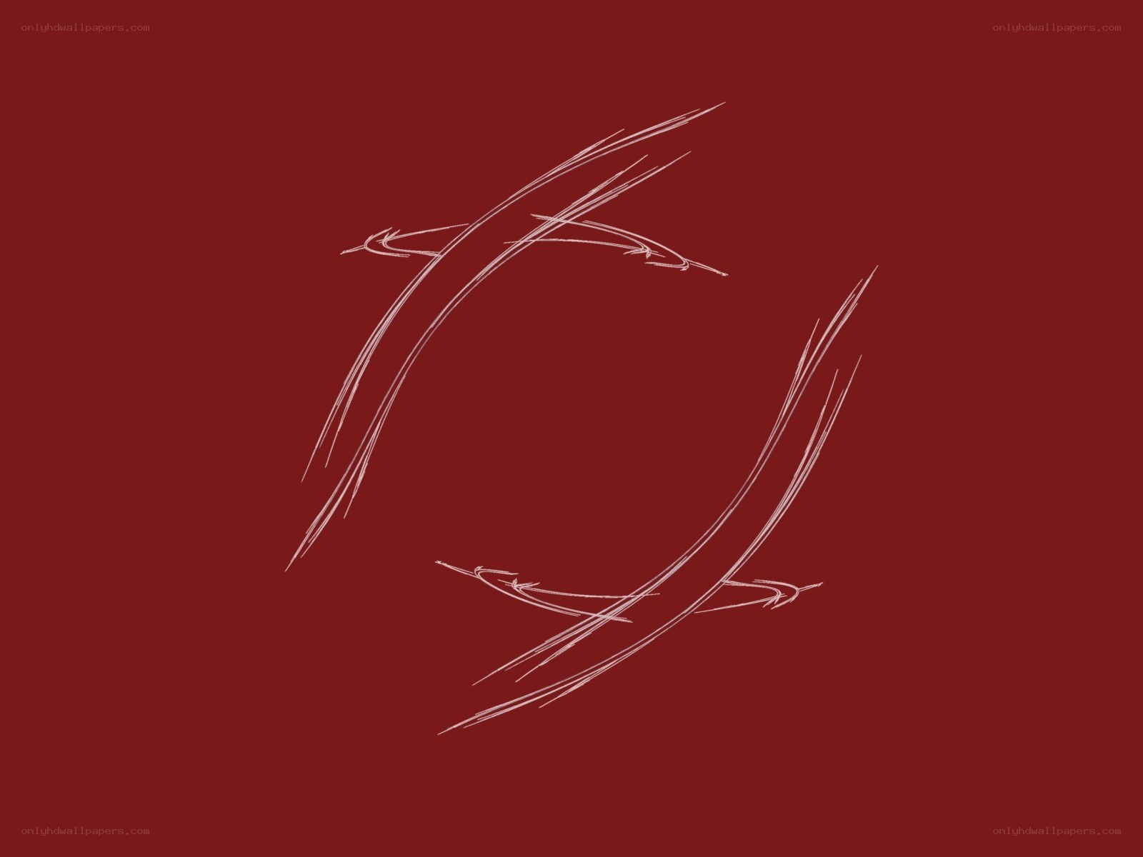 abstract white lines on red