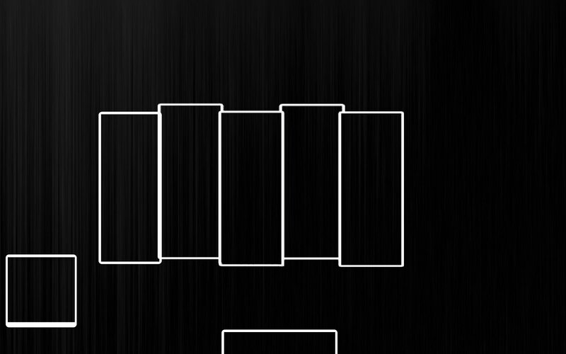 abstract white rectangles on black