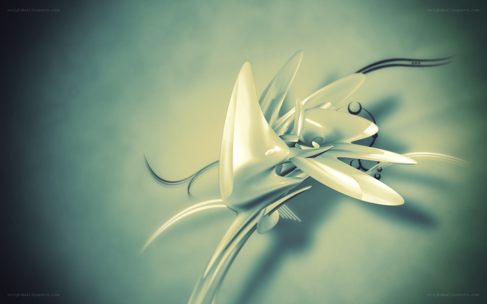 abstract white sculpture