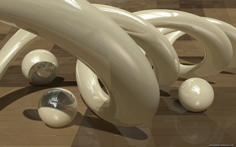 Abstract white sculpture
