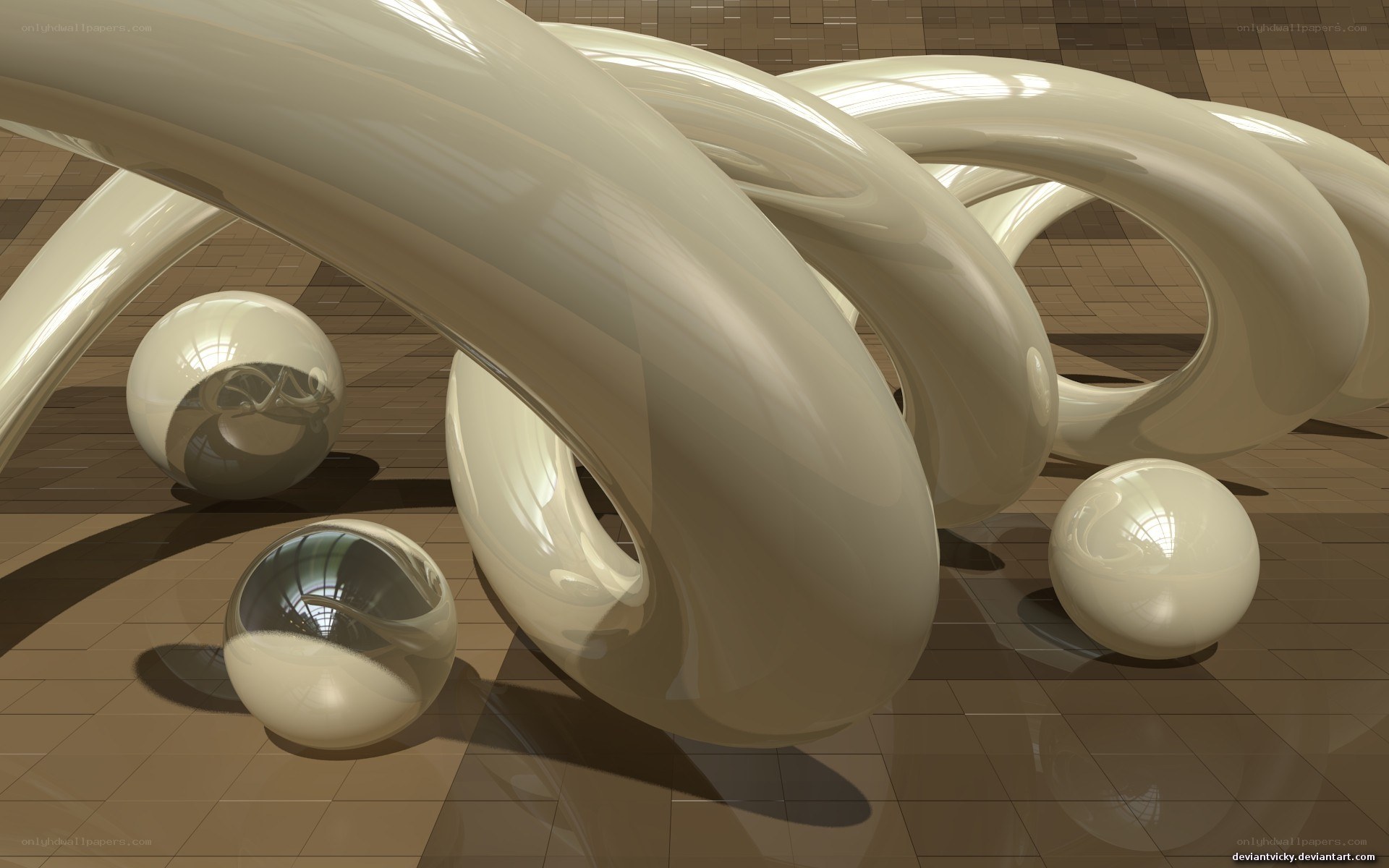 Abstract white sculpture