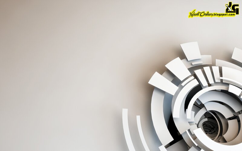 abstract white spiral design