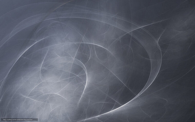 Abstract White Swirls — Gray