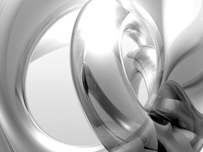 abstract white swirls