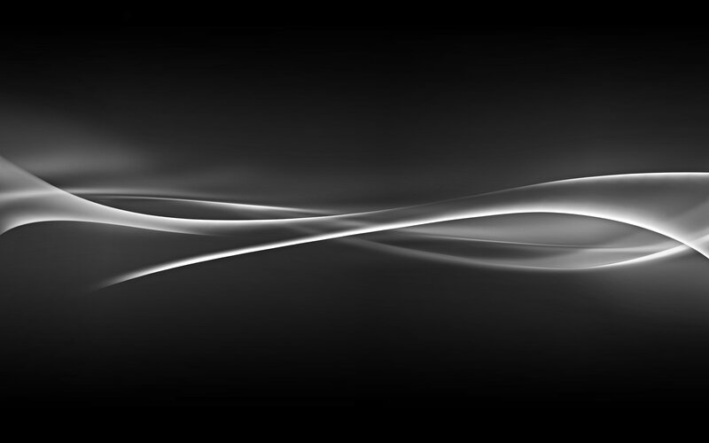 Abstract white wave design