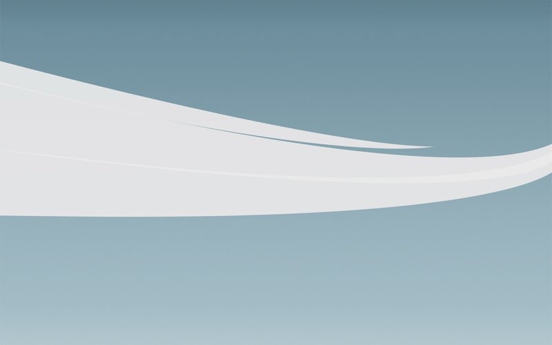 abstract white wave design