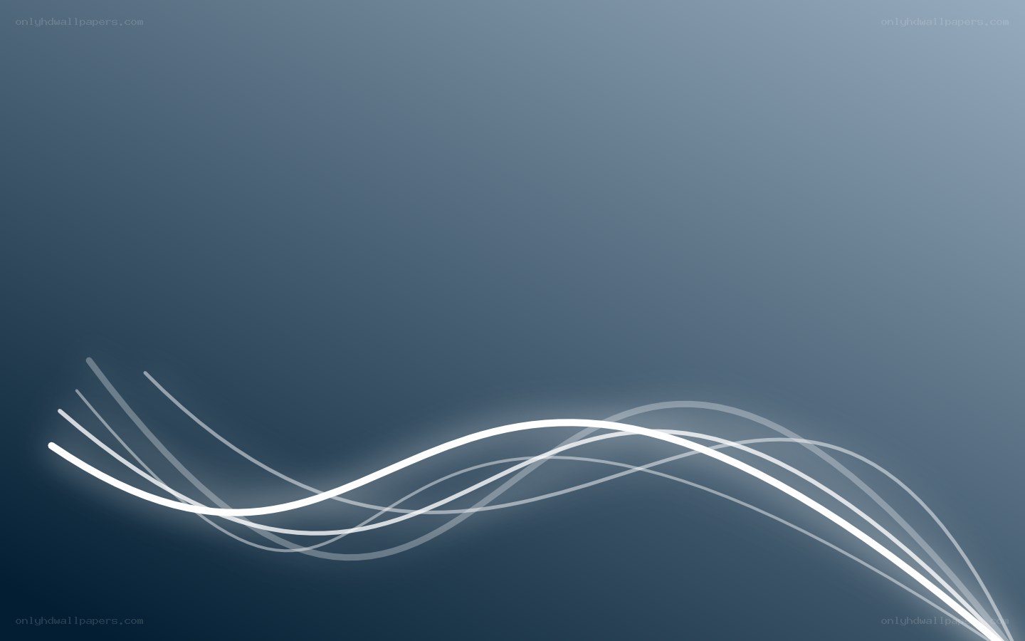 Abstract white wave lines