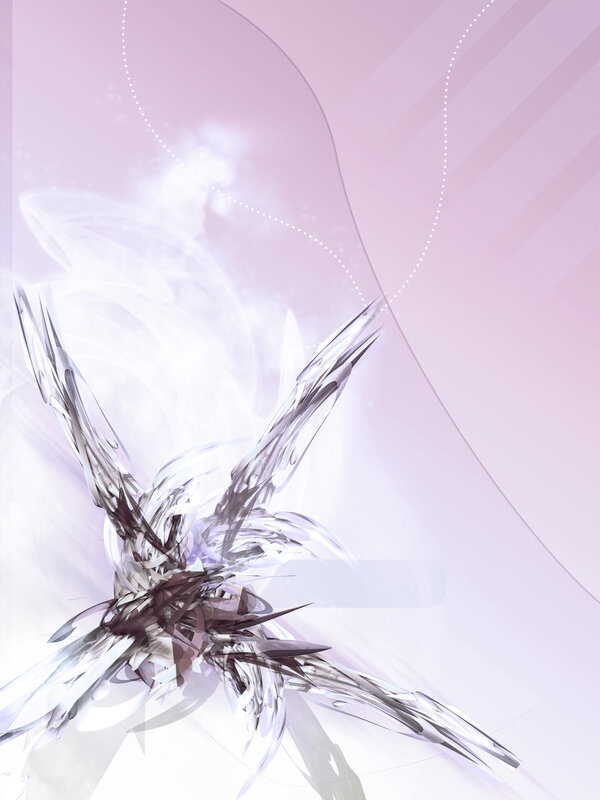 abstract white wings on pink