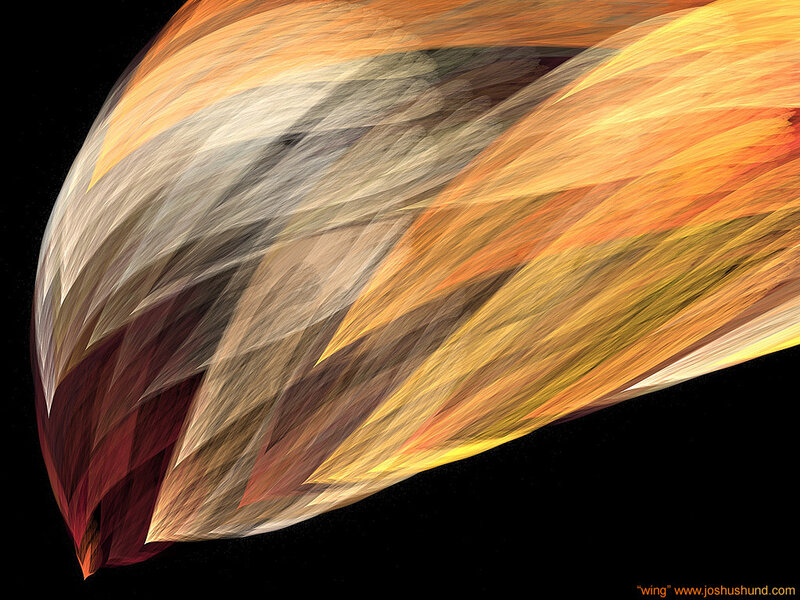 Abstract wing design