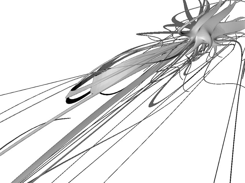 Abstract Wireframe Structure