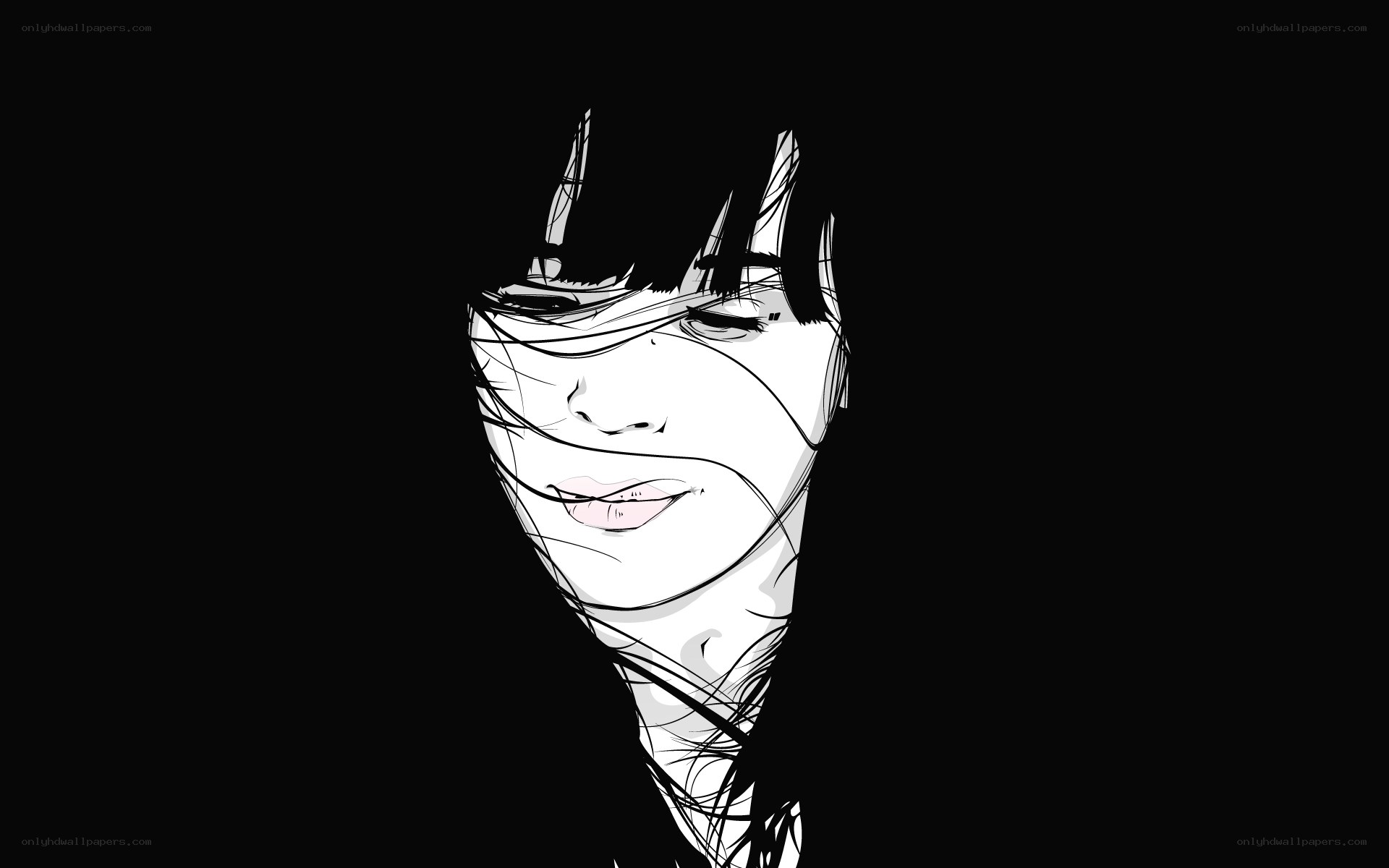 abstract woman portrait