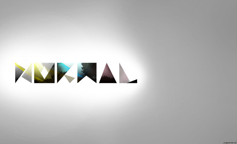 abstract word art design