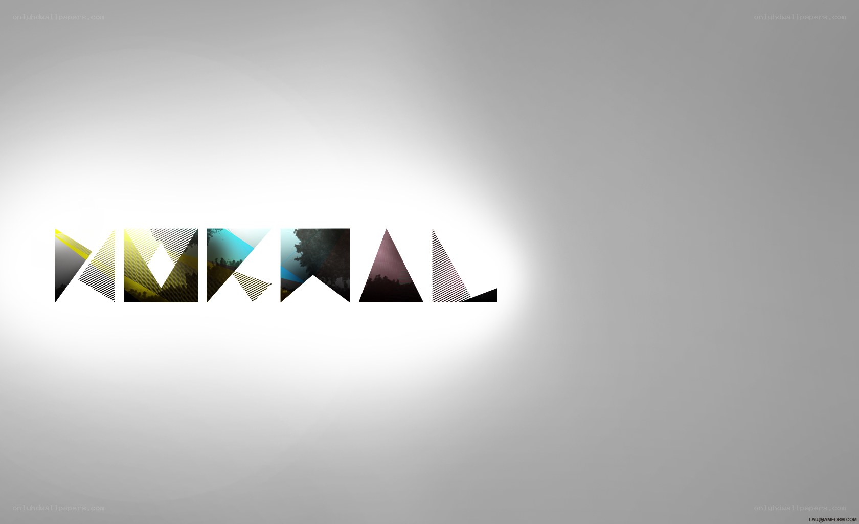 abstract word art design