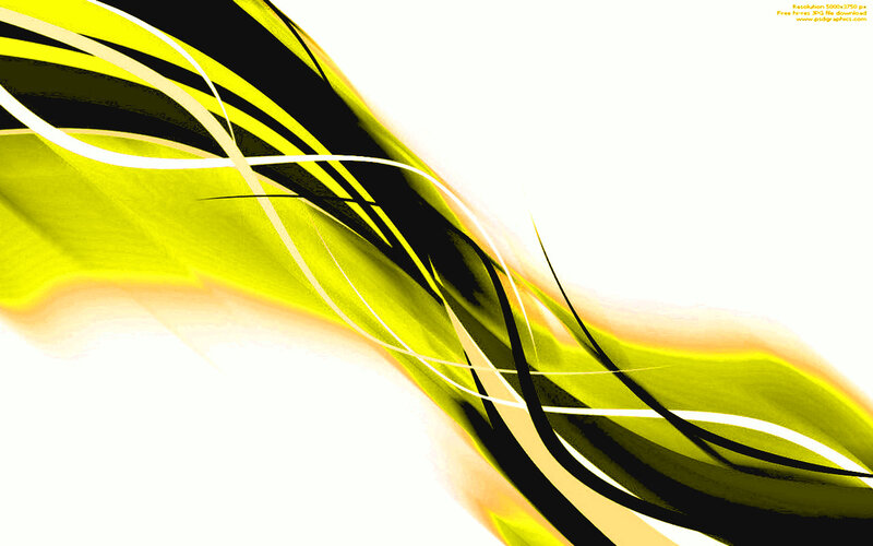 Abstract Yellow and Black Lines