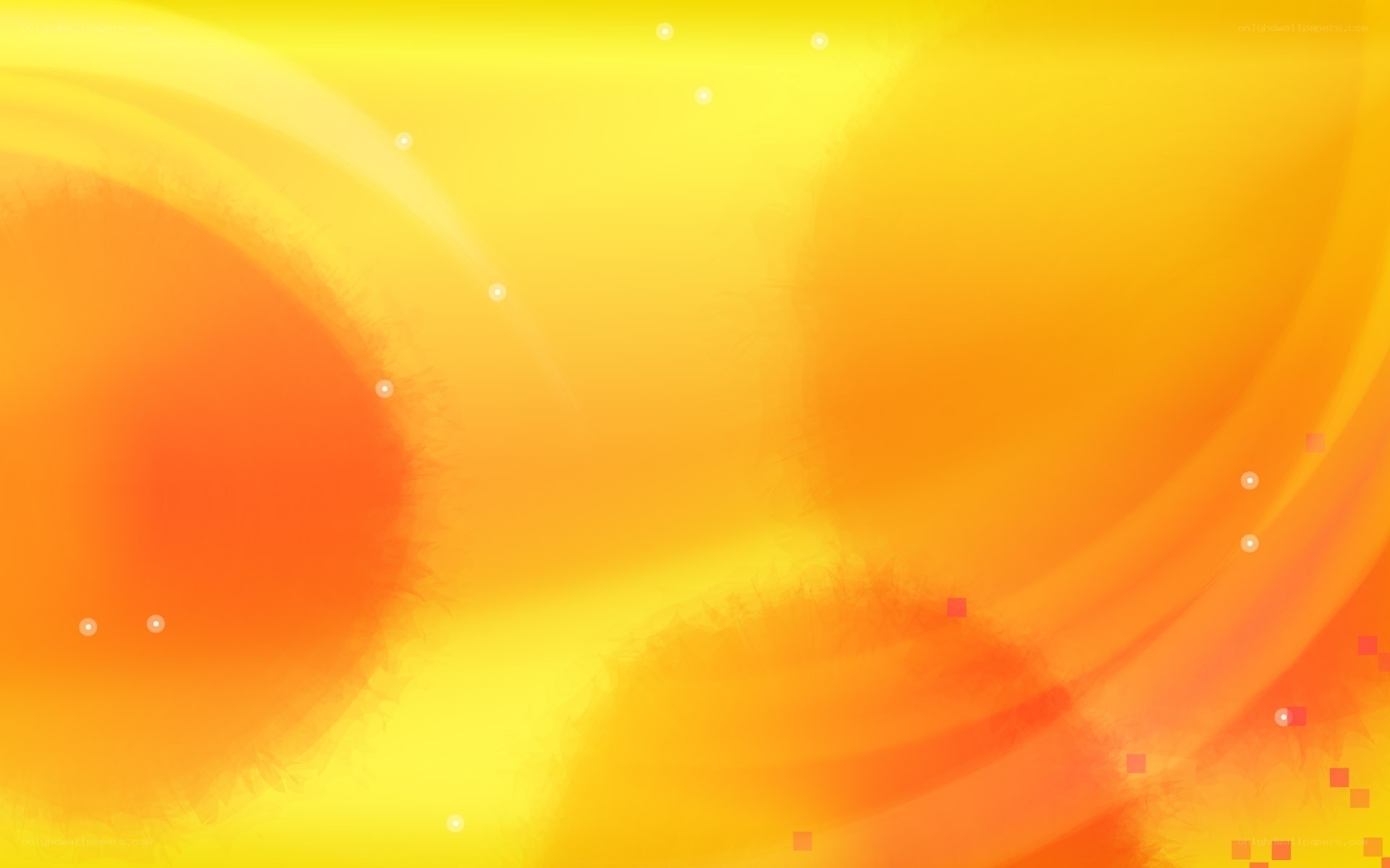 abstract yellow and orange swirls