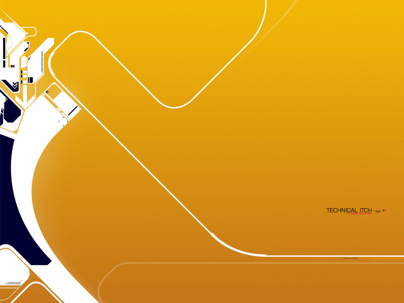 abstract yellow design with text
