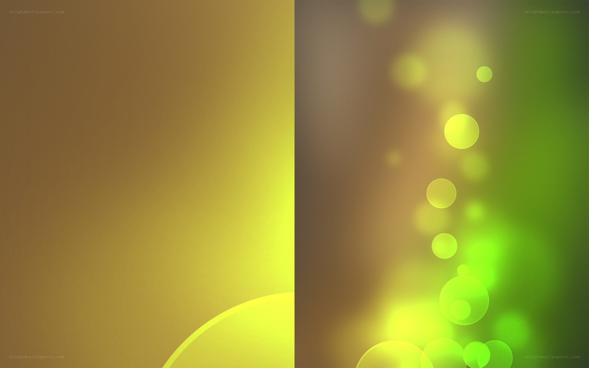 abstract yellow green background
