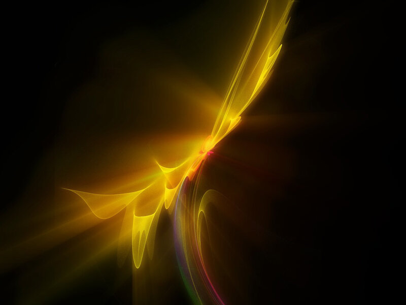Abstract yellow light design