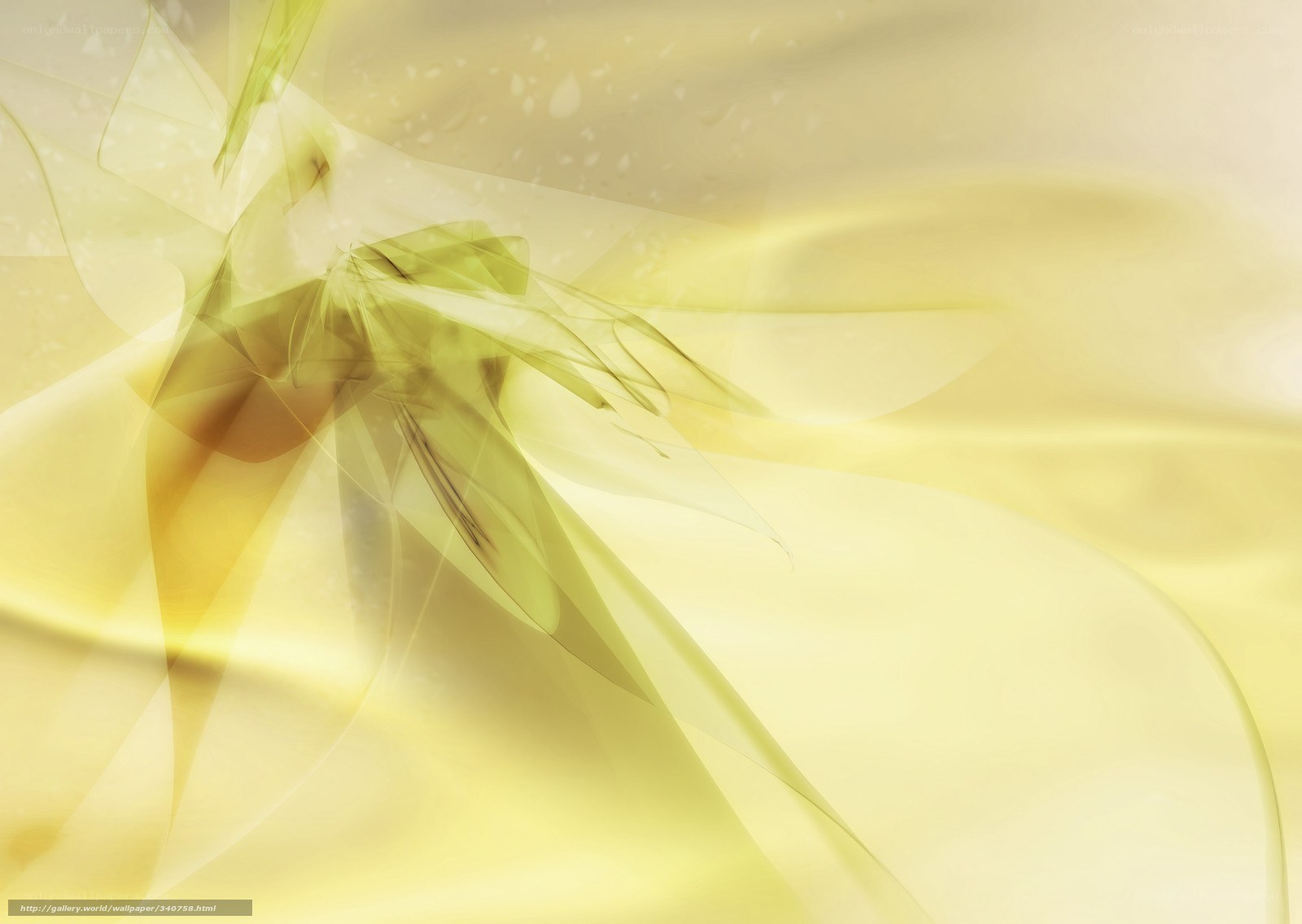 Abstract yellow light design
