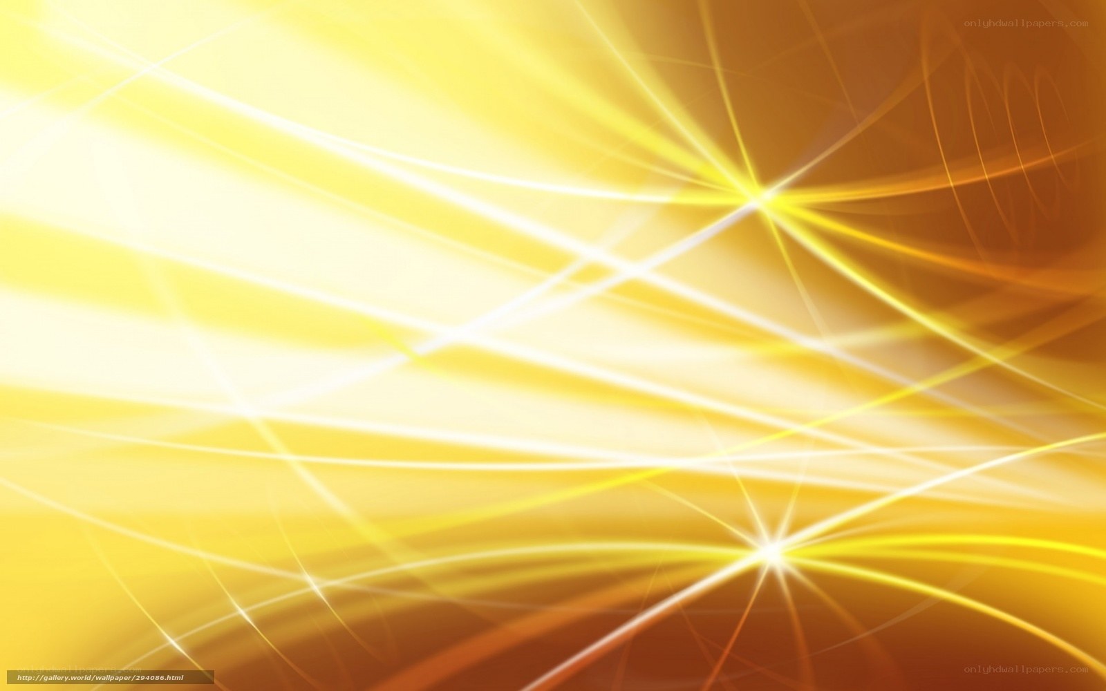 Abstract yellow light rays