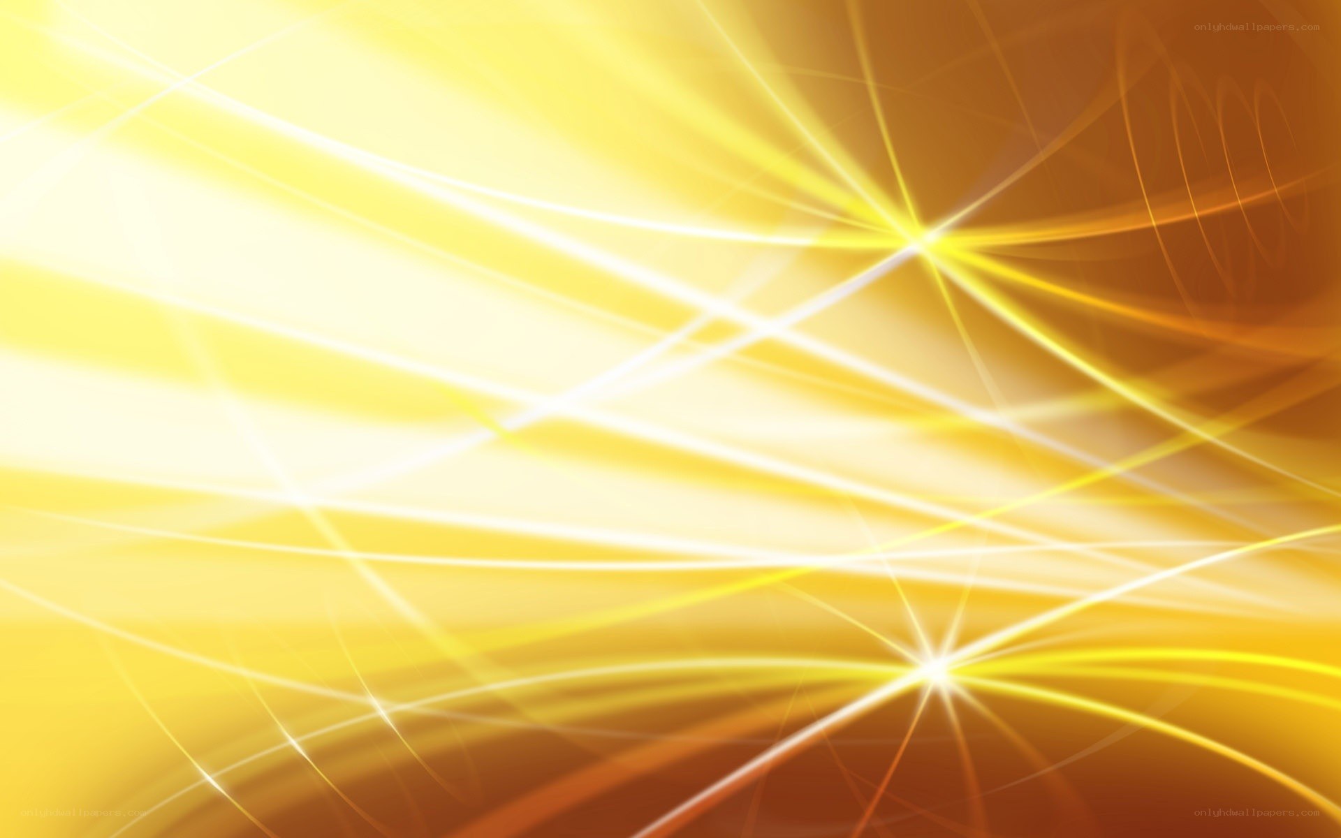 Abstract yellow light streaks