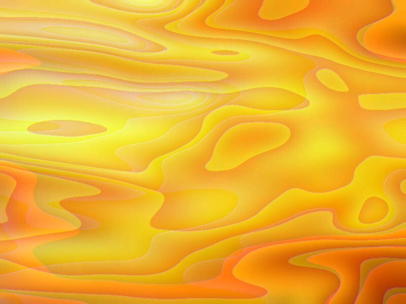 Abstract Yellow-orange Waves