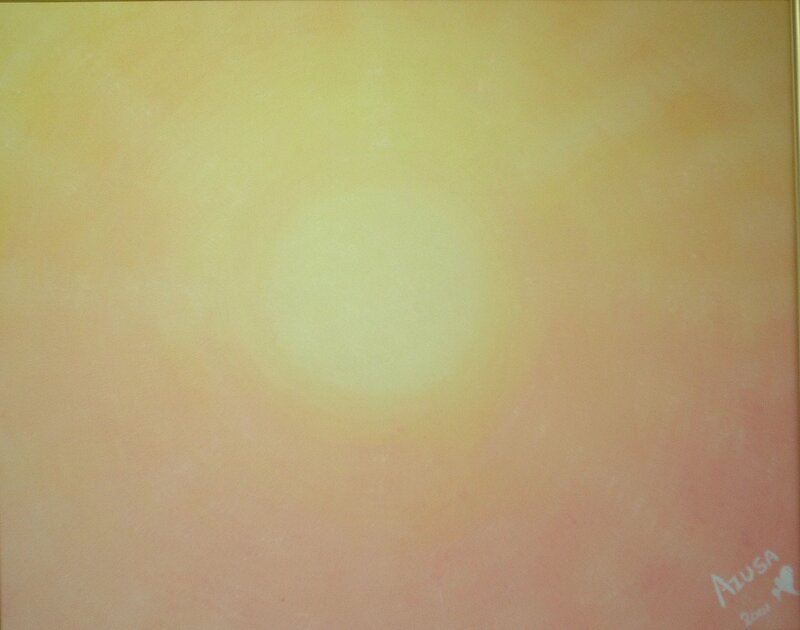 Abstract Yellow Painting