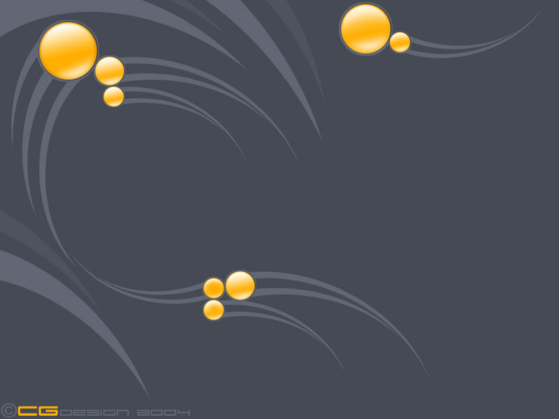 abstract yellow spheres on gray