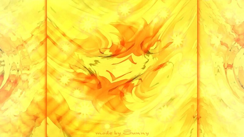 Abstract Yellow Swirls