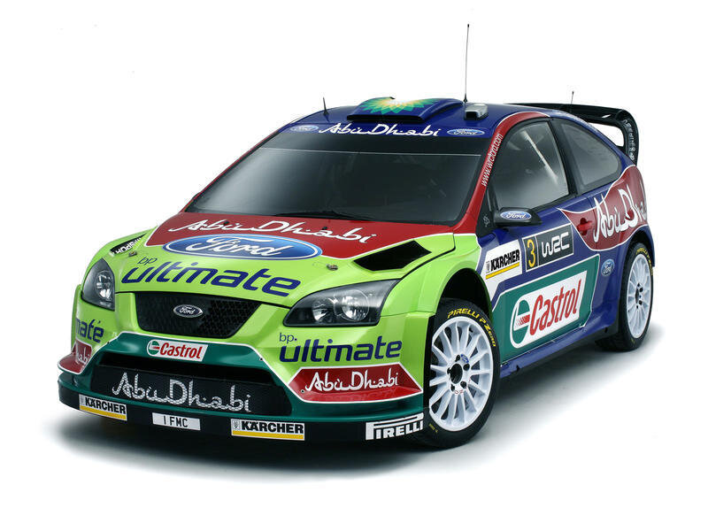 Abu Dhabi Ford rally car