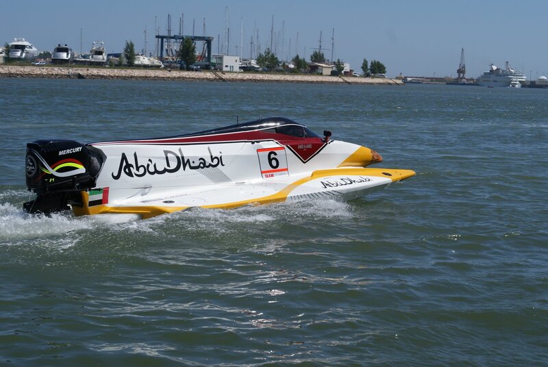 Abu Dhabi Racing Boat — White