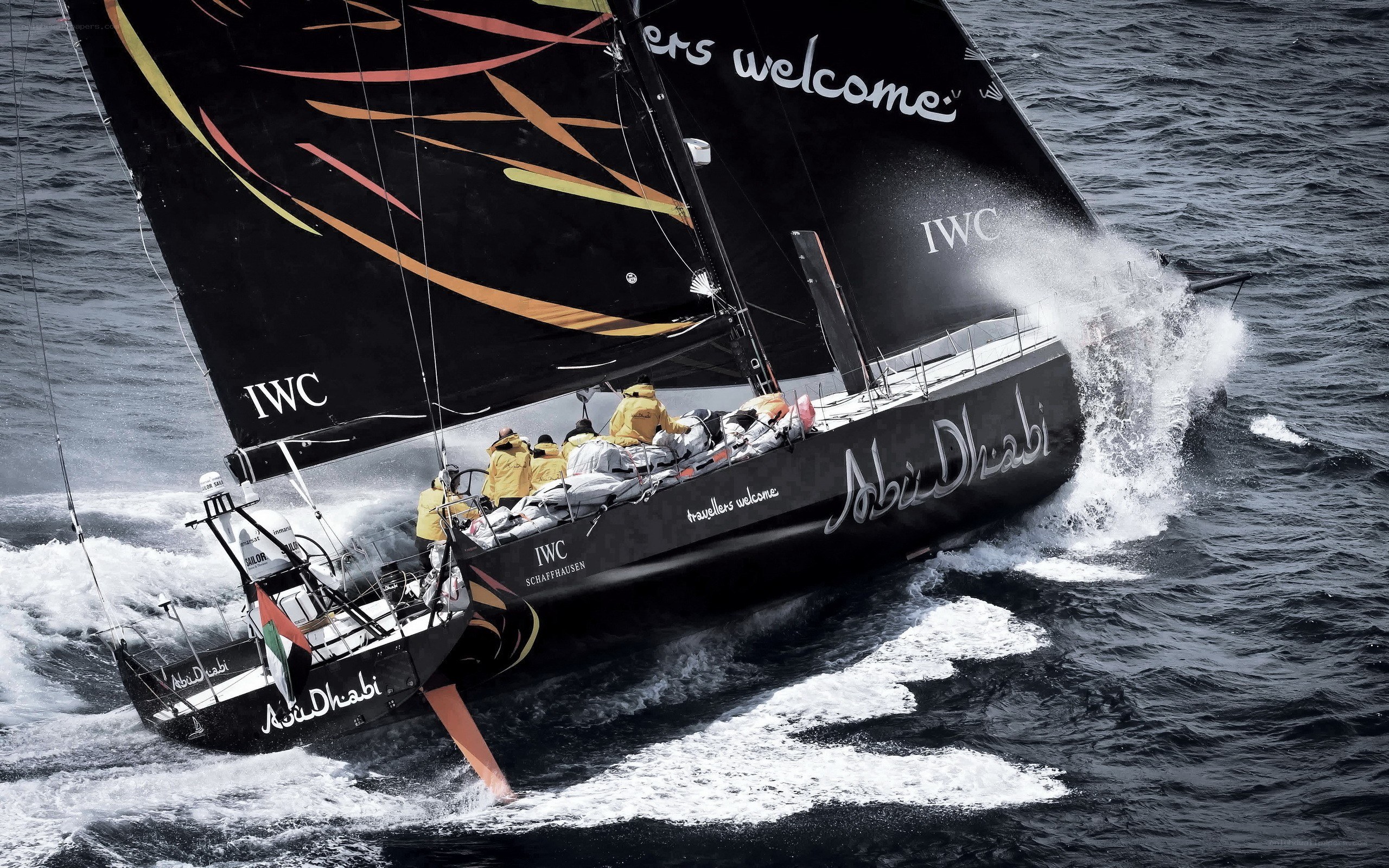 Abu Dhabi sailboat racing