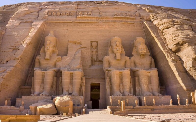 Abu Simbel Temple — Beige, Ancient, Afternoon, Photograph