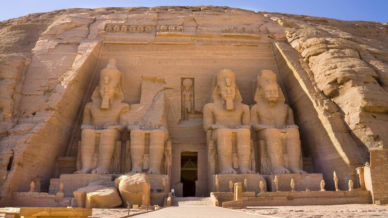 Abu Simbel Temple — Beige, Ancient, Afternoon