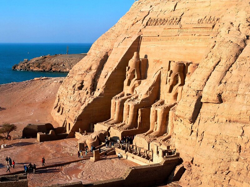 Abu Simbel Temples — Brown, Dramatic