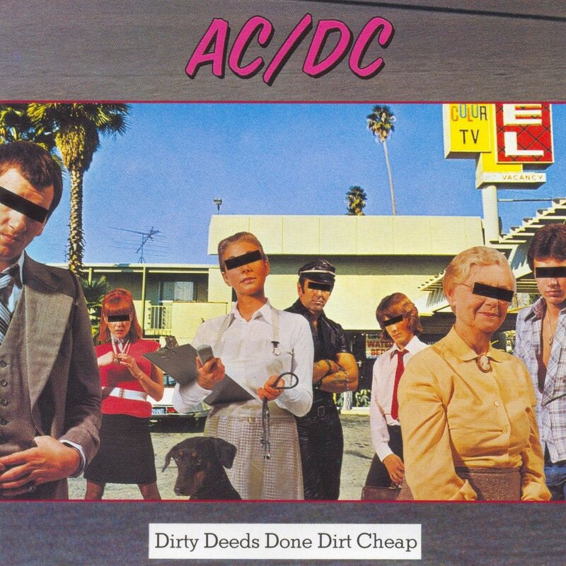 AC/DC album cover art
