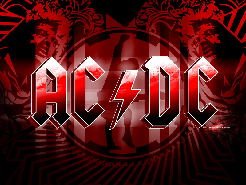 AC/DC band logo wallpaper