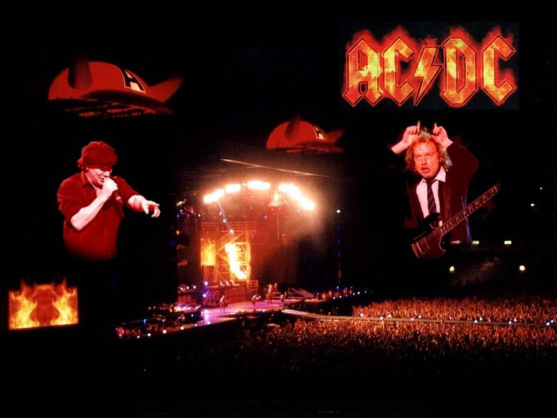 AC/DC Concert Stage — Black