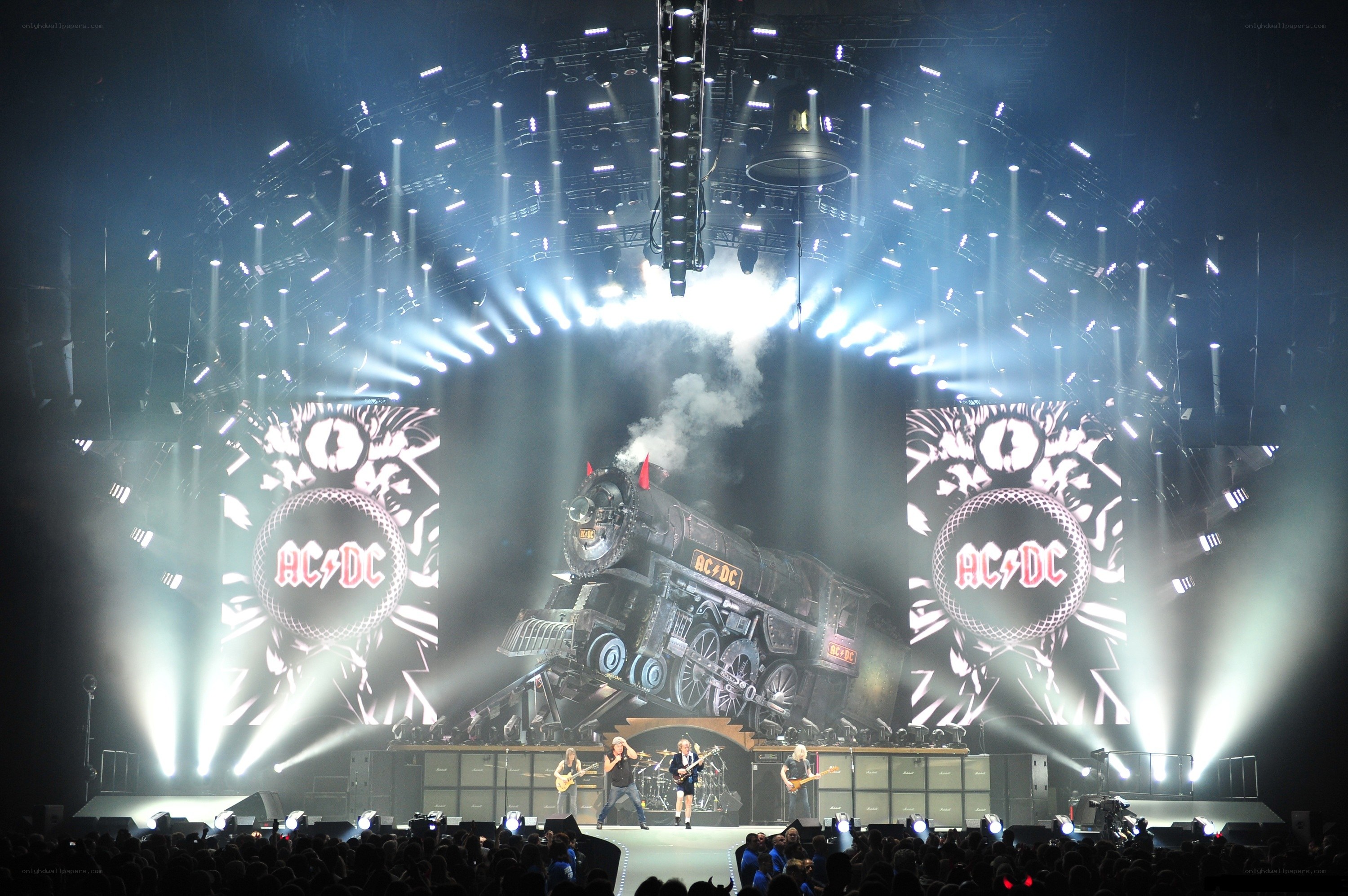 AC/DC concert stage