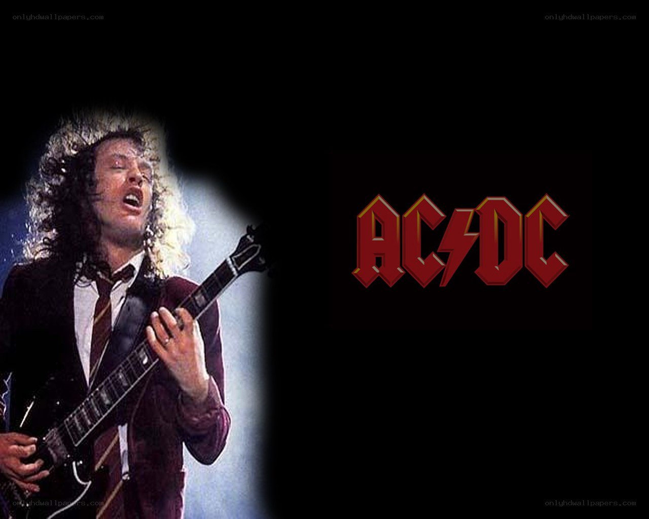 AC/DC guitarist performing