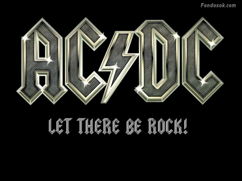 AC/DC Logo — Black, Bold