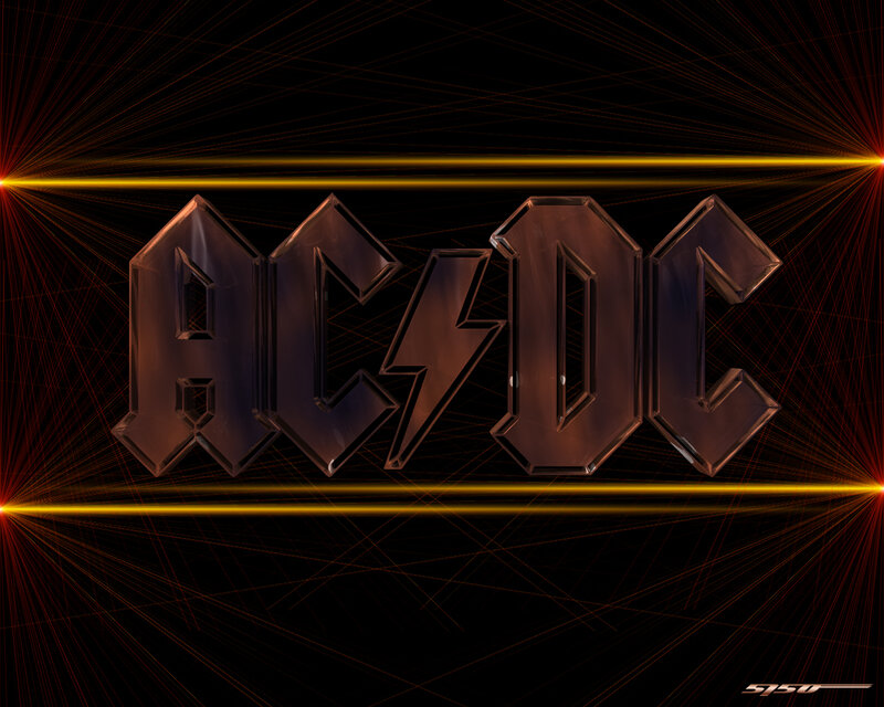 AC/DC Logo — Black