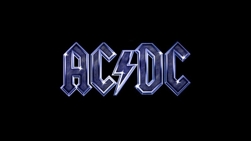 AC/DC Logo — Blue