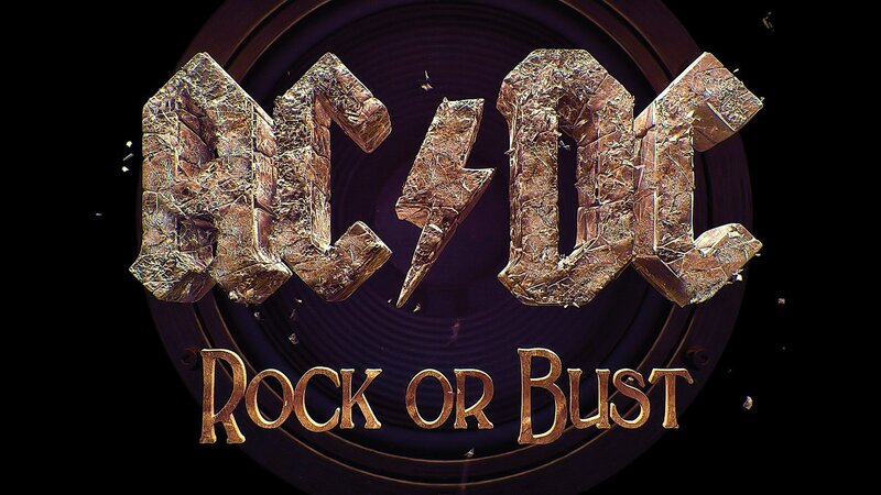 AC/DC Logo — Gold