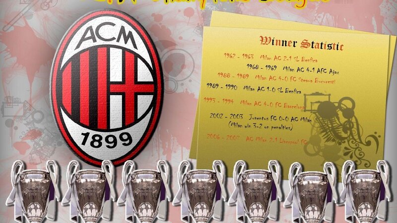 AC Milan Champions League Wins